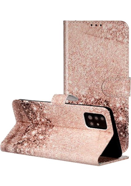 Galaxy A71 4g Manyetik Tam Koruma Mermer Kart Için Flip Case (Yurt Dışından)