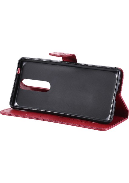 Kart Yuvası Standı ile Nokia 5.1 Için Flip Case Darbeye Kapak Kapak Çevirin (Yurt Dışından)