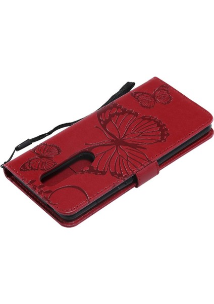 Kart Yuvası Standı ile Nokia 5.1 Için Flip Case Darbeye Kapak Kapak Çevirin (Yurt Dışından)