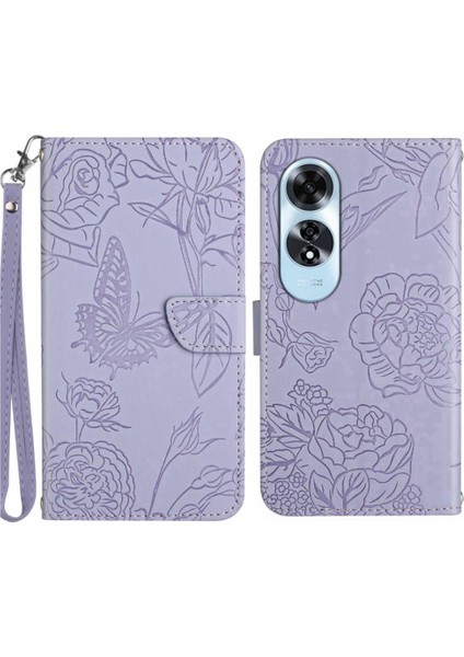 Oppo A60 4g Için Flip Case Darbeye Deri Kılıf Pu Deri Kapak Çevirin (Yurt Dışından)