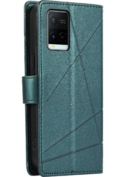 Vivo Y21 Kickstand Darbeye Şok Emici Üç Kart Için Flip Case (Yurt Dışından) indirimleri