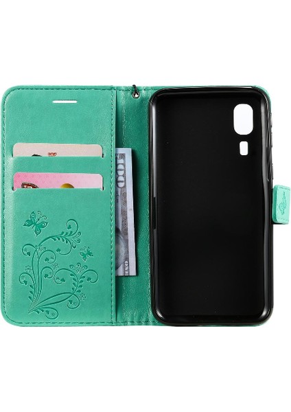 Kart Yuvası Standı Darbeye Kapak ile Samsung Galaxy A2 Çekirdek Için Flip Case (Yurt Dışından)