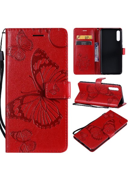Samsung Galaxy A50/A50S/A30S Flip Kickstand Kart Yuvası Standı ile (Yurt Dışından)