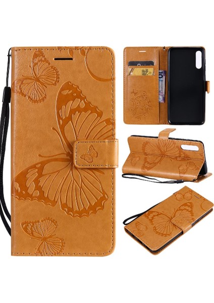 Samsung Galaxy A50/A50S/A30S Flip Kickstand Kart Yuvası Standı ile (Yurt Dışından)