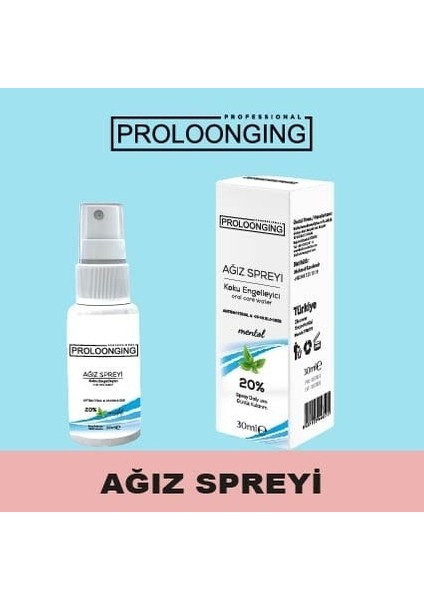 Ağız Kokusu Önleyici & Ağız Bakım Spreyi