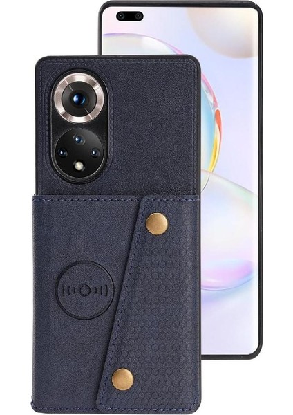 Cüzdan Kılıf Için Huawei Nova 9 Pro Buit Demir Cüzdan Kılıf Kart Tutucu (Yurt Dışından)