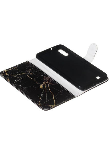 Samsung Galaxy A10 Için Flip CASE/M10 Manyetik Kart Yuvaları Tutucu Pu Deri (Yurt Dışından) indirimleri