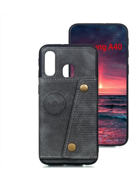 Samsung Galaxy A40 Cüzdan Kılıf Için Cüzdan Kılıf Kart Tutucu Kickstand Buit (Yurt Dışından) fırsatları
