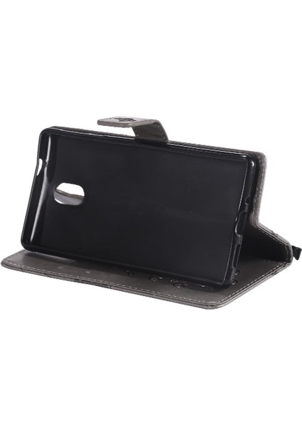 Manyi Mall Kart Yuvası Standı ile Nokia 3 Için Flip Case Pu Deri Flip Kickstand Kapak (Yurt Dışından)