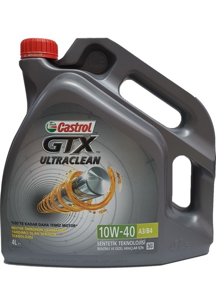 GTX Ultraclean 10W-40 A3/B4 4 Litre Motor Yağı (Üretim Yılı: 2023)