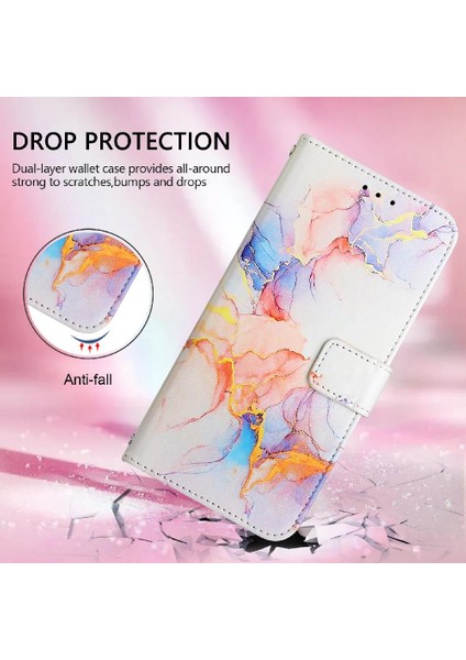 Vivo G2 5g Pu Deri Kickstand Cüzdan Mermer Desen Için Kılıf (Yurt Dışından) indirimleri