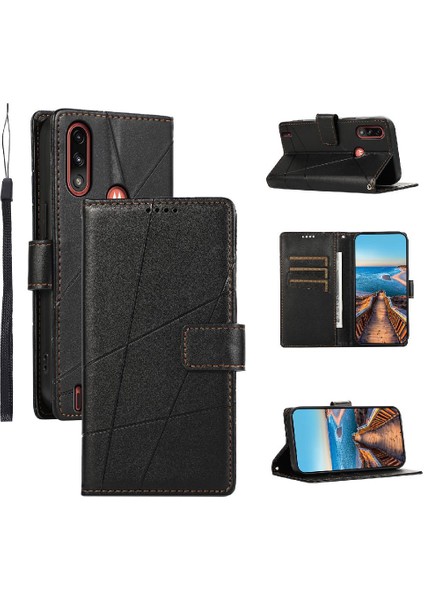 Motorola Moto E7 Güç Darbeye Dayanıklı Şok Emici Kickstand Için Flip Case (Yurt Dışından)