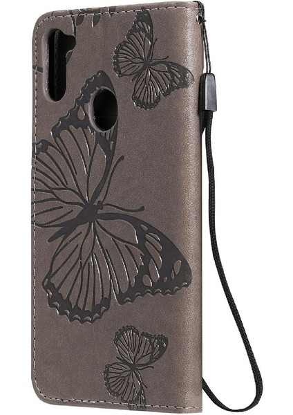 Kart Yuvası Standı ile Samsung Galaxy A11 Flip Case Kickstand Pu (Yurt Dışından)