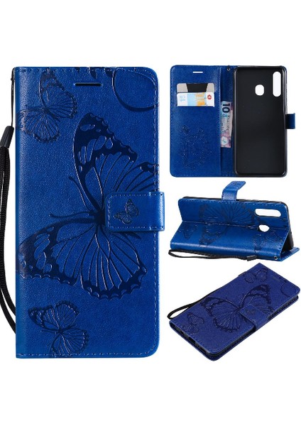Samsung Galaxy A30 Için Flip CASE/A20 Kart Yuvası Standı ile Kickstand Çevirin (Yurt Dışından)