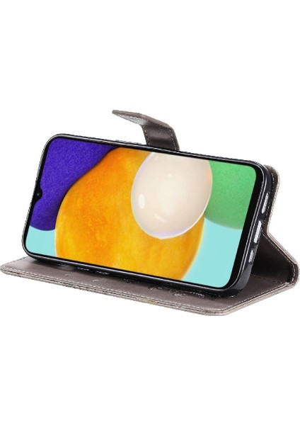 Samsung Galaxy A13 5g Için Flip Case Kart Yuvası Standı ile Kickstand Pu Çevirin (Yurt Dışından)
