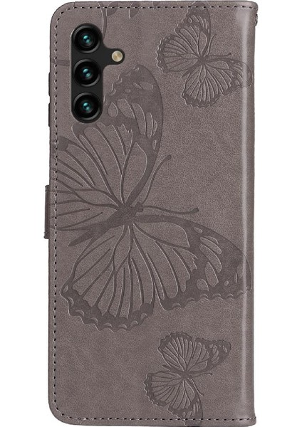 Samsung Galaxy A13 5g Için Flip Case Kart Yuvası Standı ile Kickstand Pu Çevirin (Yurt Dışından)