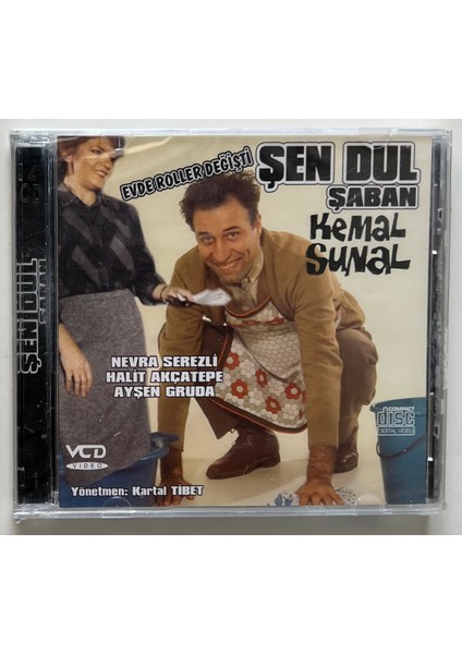 Kemal Sunal Şen Dul Şaban CD (Jelatininde Sıfır Orjnal Dönem Baskı Vcd)