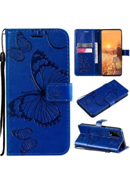 Realme V5 Için Flip Case 5g Kart Yuvası ile Kickstand Darbeye Kapak Çevirin (Yurt Dışından)