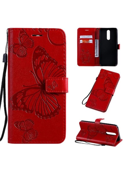 Oppo F11 Pu Deri Manyetik Kapak Için Flip Case Darbeye Kapak ile (Yurt Dışından)