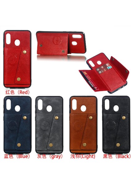 Cüzdan Kılıf Samsung Galaxy A20/A30/M10S Kart Tutucu Kickstand Buit In (Yurt Dışından) modelleri