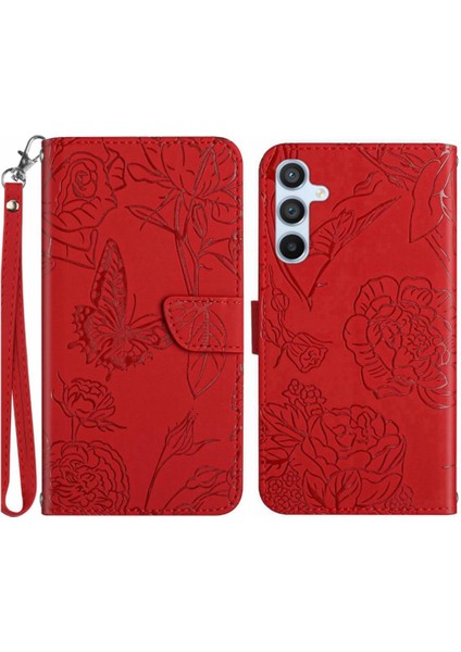 Manyi Mall Samsung Galaxy Flip 5g Anti-Damla Koruma Çiçekler ve ile Flip Case (Yurt Dışından)