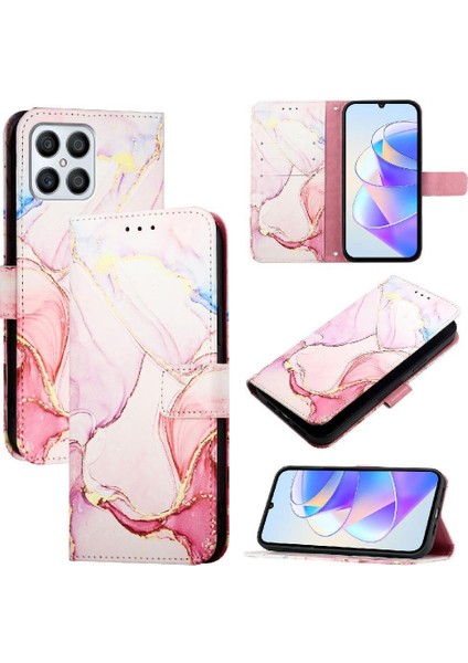Onur Oynamak Için Kılıf 6t Pro 5g Cüzdan Pu Deri Mermer Desen Kickstand (Yurt Dışından) indirimleri