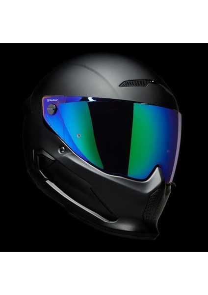 Atlas 3.0/4.0 Vısor-Green Irıdescent Kask Camı - Vizör Iridium Yeşil