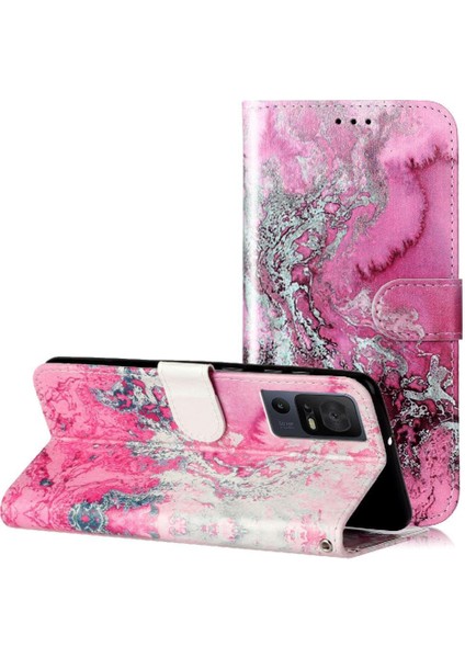 Tcl 40 Se Manyetik Pu Deri Cüzdan Tam Koruma Kartı Için Flip Case (Yurt Dışından)
