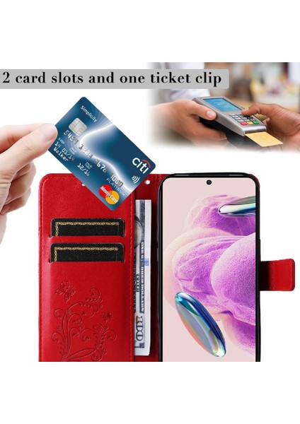 Xiaomi Redmi Not 12S Için Flip Case 4g Manyetik Kapak ile Kickstand Çevirin (Yurt Dışından)