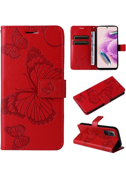 Xiaomi Redmi Not 12S Için Flip Case 4g Manyetik Kapak ile Kickstand Çevirin (Yurt Dışından)