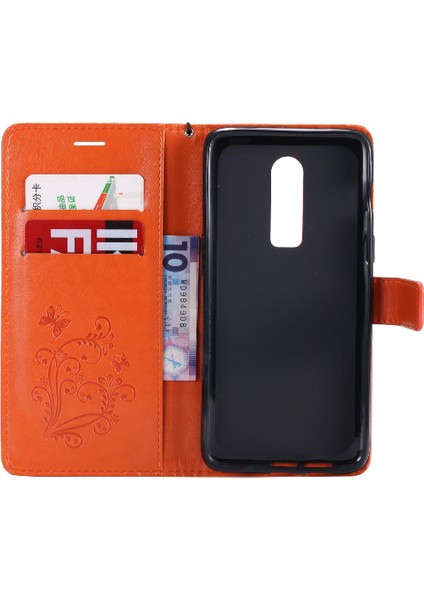 Manyi Mall Oneplus 6 Için Flip Case Pu Deri Darbeye Kapak Manyetik Kapak ile (Yurt Dışından)