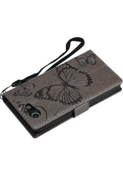 Sony Xperia Z3 Mini Pu Deri Darbeye Kapak Için Flip Case Manyetik (Yurt Dışından) fiyatları