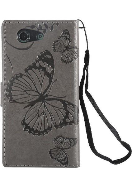 Sony Xperia Z3 Mini Pu Deri Darbeye Kapak Için Flip Case Manyetik (Yurt Dışından) indirimleri