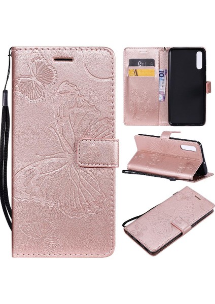 Samsung Galaxy A50/A50S/A30S Flip Kickstand Kart Yuvası Standı ile (Yurt Dışından)