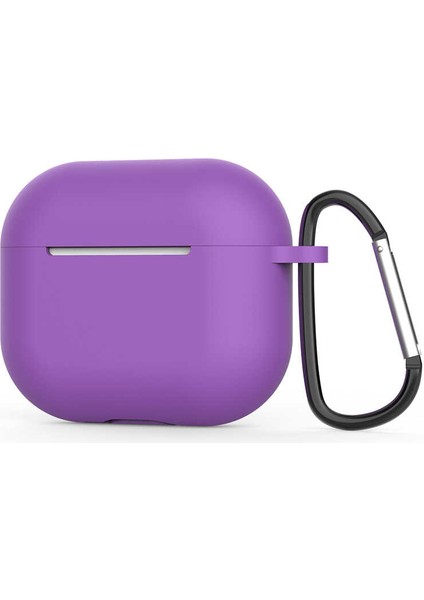 Air Pods 3. Nesil Standart Silikon Kılıf-Mor