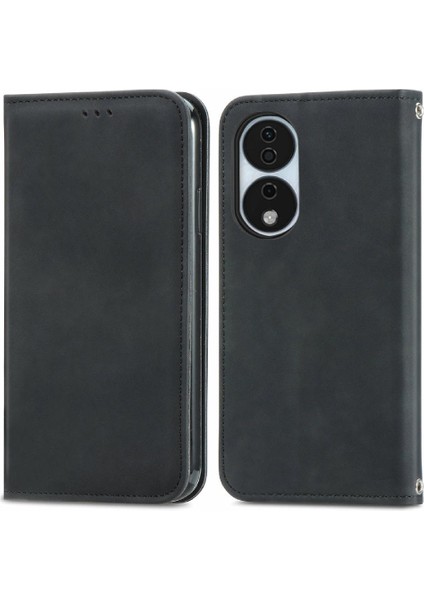 Onur X7B Darbeye Deri Kılıf Cüzdan Basit Iş Için Flip Case (Yurt Dışından)