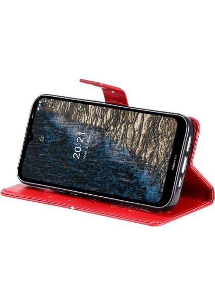 Nokia C10 Için Flip CASE/C20 Darbeye Kapak Kart Yuvası ile Kickstand Çevirin (Yurt Dışından) indirimleri