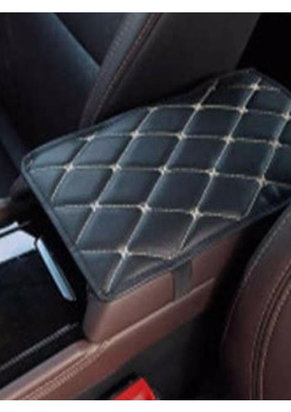 Chevrolet Captıva Uyumlu Araç,oto Kolçak Minderi Beyaz Nakışlı