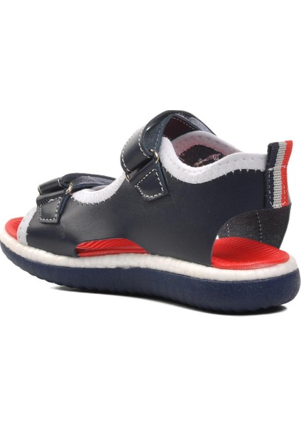 24-996-P Lacivert-Beyaz-Kırmızı Çocuk Sandalet fırsatları