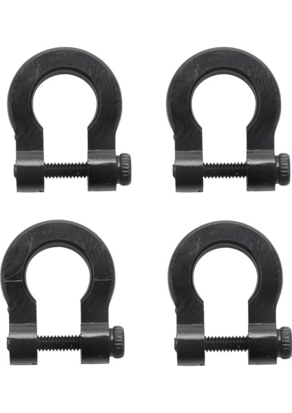 4 Adet/takım Metal Römork Kancası Çekme Prangaları SCX10 Trx4 1/10 Rc Paletli Rc Parçaları Aksesuarları, Siyah (Yurt Dışından)