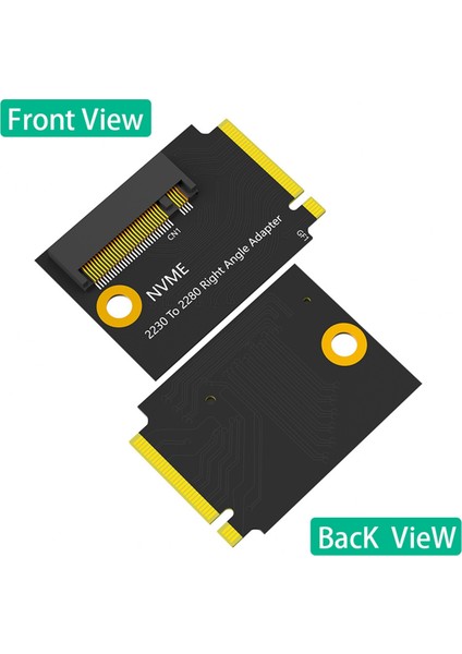 Ally Pcıe 4.0 M2 Yükseltici Kart 2230 Ila 2280 Sağ Açı M.2 Nvme SSD Dönüştürücü Adaptör Kartı Genişletme Kartı (Yurt Dışından)