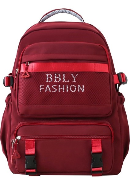 Harajuku Tarzı Çift Sırt Çantası Kampüs Ortaokul Öğrenci Çantası Basit Bilgisayar Sırt Çantası (Yurt Dışından)