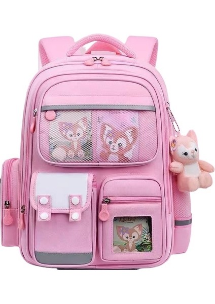 Naruto Çocuk Okul Çantası Erkek Ilkokul Öğrencileri 1-3-6 Sınıf Kızlar Omurga Koruma Sırt Çantası (Yurt Dışından)