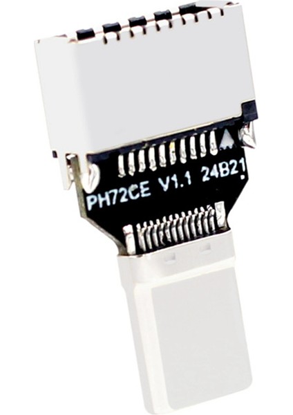 Usb3.2 Tip-C Erkek Tip-E Dişi Adaptör 20 Gbps Bilgisayar Kasası Ön Tip-E Adaptörü Bilgisayar Anakartı Genişletme Için (Yurt Dışından)