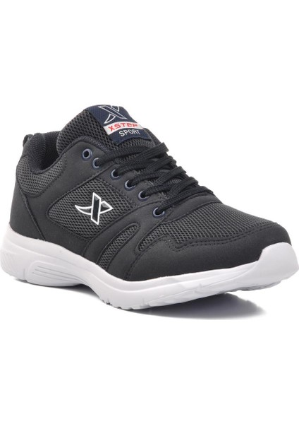 020 Lacivert-Beyaz Kadın Fileli Spor Ayakkabı