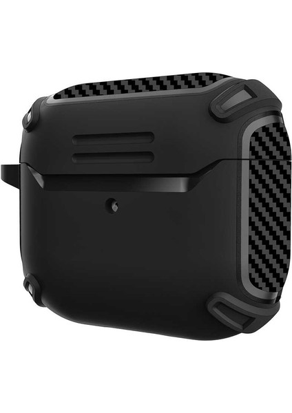 Air Pods 3. Nesil Kılıf Airbag 26 Silikon-Siyah