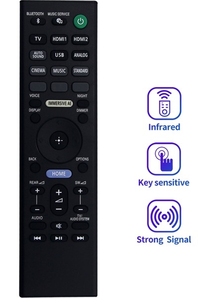 -AH509U Uzaktan Kumanda Yedek Soundbar HT-A7000 HTA7000 1009357-11 (Yurt Dışından)