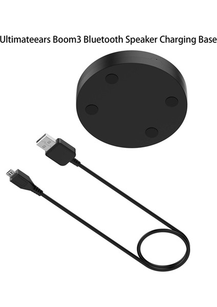 Boom3 Bluetooth Hoparlör Şarj Tabanı Için Ue Blast Dock Taşınabilir Şarj Cihazı, Siyah (Yurt Dışından)