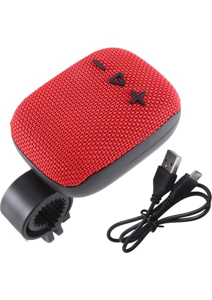 Wınd3 Kablosuz Bluetooth Hoparlör Açık Bisiklet Sabit Braket ile Mini Subwoofer Kartı Mini Ses 9x7.3x3.6cm (Yurt Dışından)