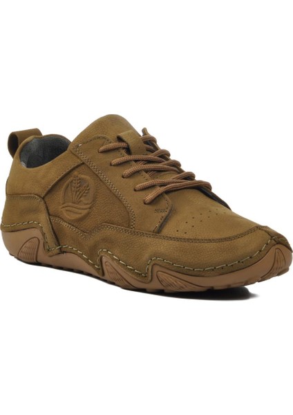 325-S Haki Nubuk Deri Erkek Günlük Ayakkabı